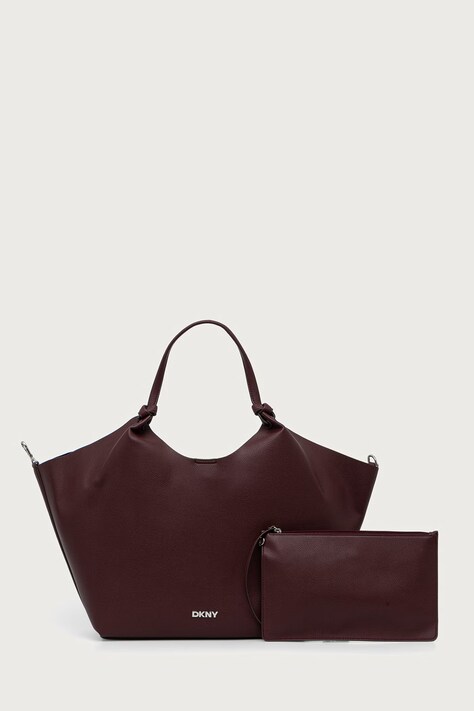 DKNY torebka shopper damska PAULA bordowa R42BAE48