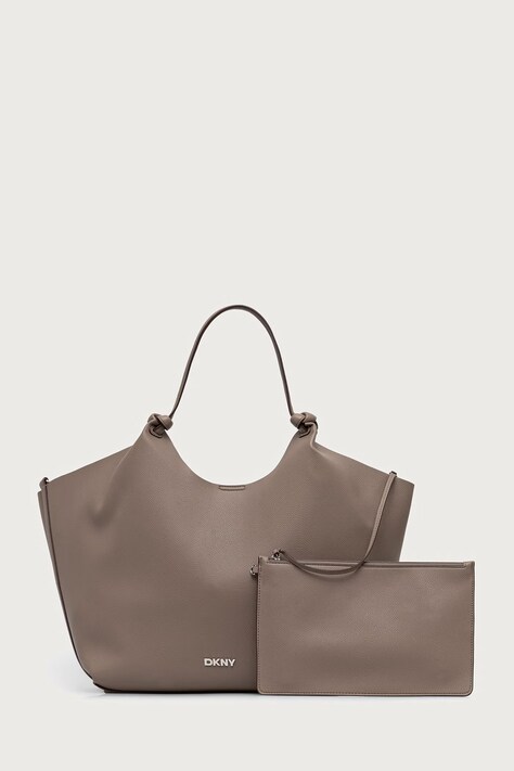 DKNY torebka shopper damska PAULA brązowa R42BAE48