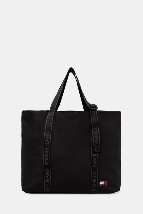 Kabelka Tommy Jeans černá barva, AW0AW16273