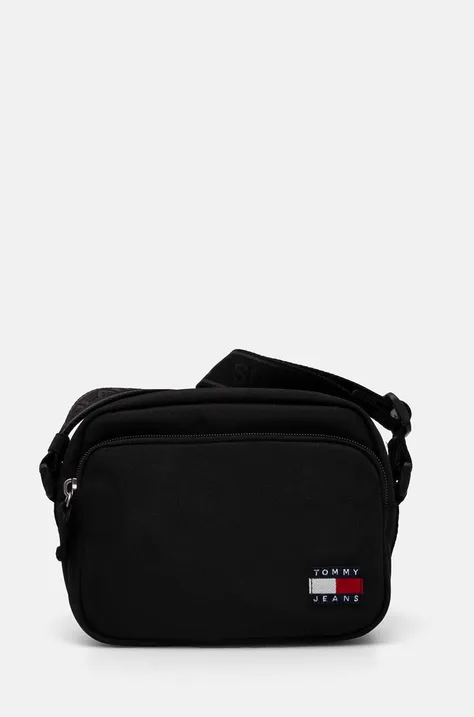 Τσάντα Tommy Jeans χρώμα: μαύρο, AW0AW16275
