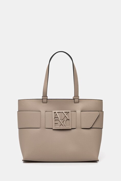 Torba Armani Exchange boja: bež, 949138 0A874