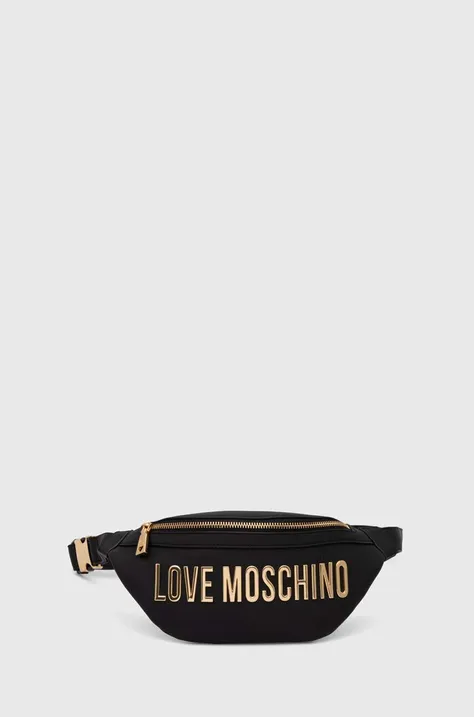 Сумка на пояс Love Moschino колір чорний JC4195PP1LKD0000