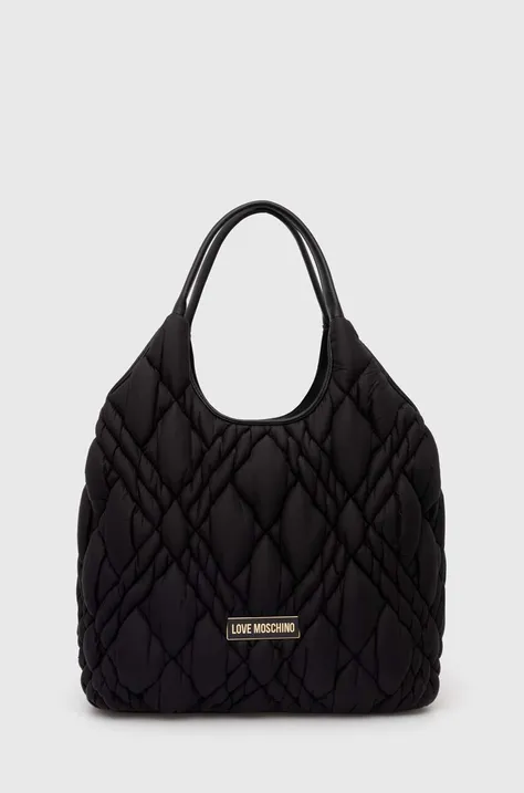 Τσάντα Love Moschino χρώμα: μαύρο, JC4159PP1LLR100A