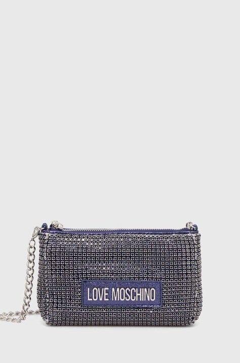 Torba Love Moschino boja: tamno plava, JC4046PP1LLP100A