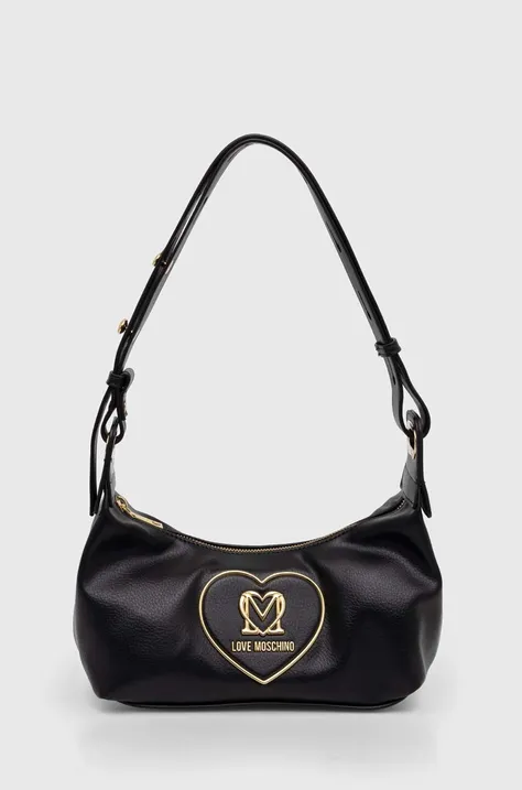 Τσάντα Love Moschino χρώμα: μαύρο, JC4121PP1LLB0000