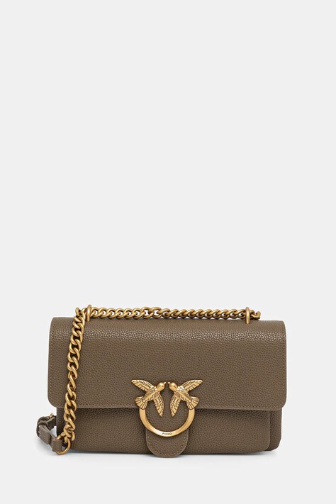 Pinko poseta de piele culoarea maro, 104528 A29Q