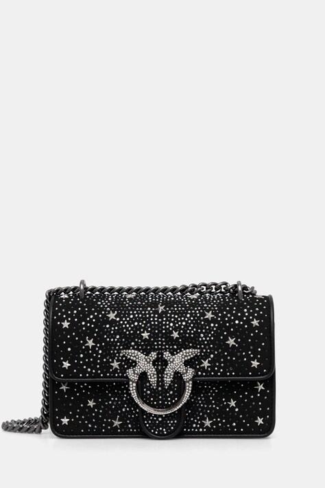 Kožená kabelka Pinko černá barva, 100074 A20F