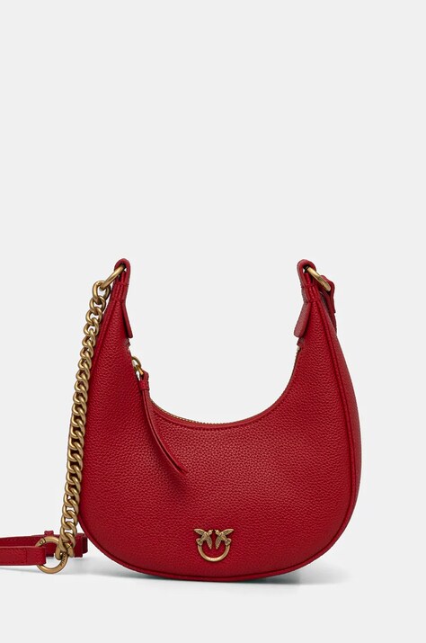 Pinko poseta de piele culoarea rosu, 101433 A29Q