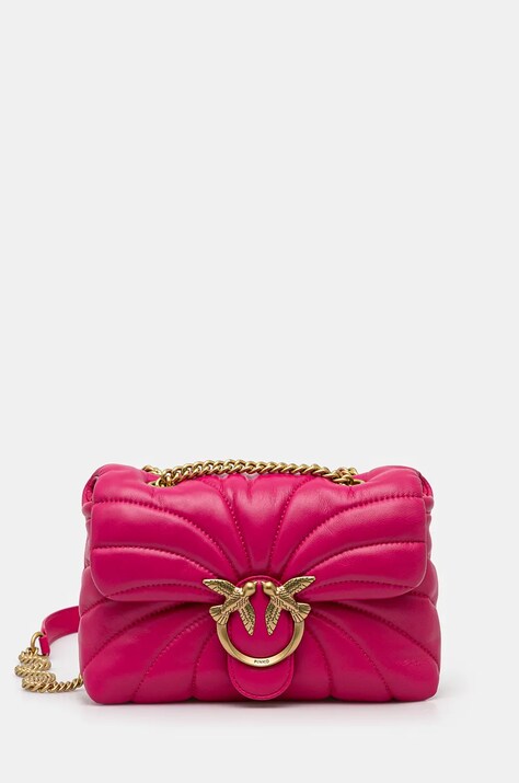 Pinko poseta de piele culoarea roz, 100039 A1EX
