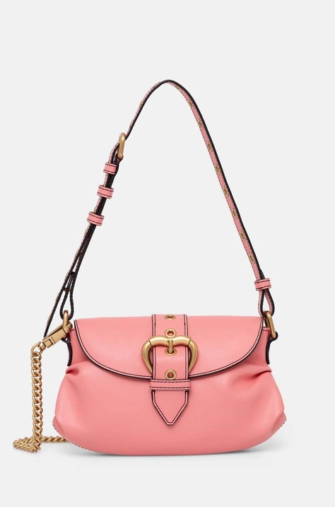 Pinko borsa a mano in pelle colore rosa 102802 A1W9