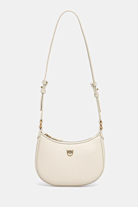 Pinko poseta de piele culoarea bej, 103538 A0F1