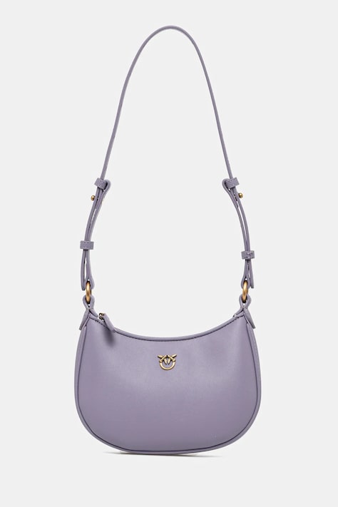 Pinko poseta de piele culoarea gri, 103538 A0F1