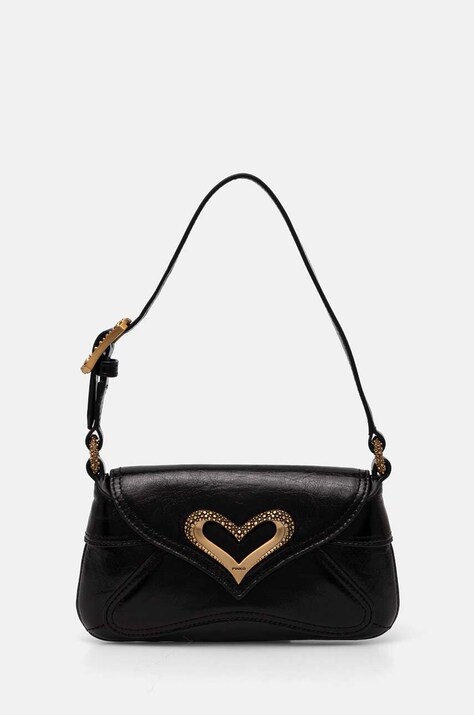 Kožna torba Pinko boja: crna, 103764 A1EO