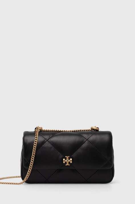 Шкіряна сумочка Tory Burch Kira Diamond Quilt Mini колір чорний 154710.001