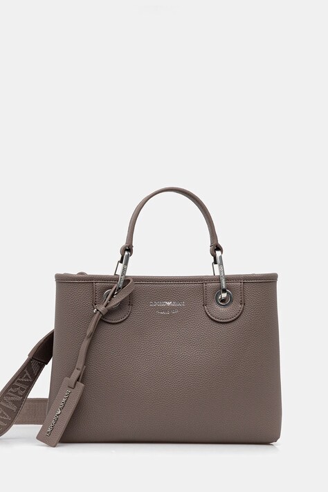 Emporio Armani torebka kolor brązowy EW000361 AF12036