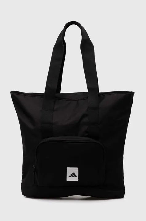 Τσάντα adidas χρώμα: μαύρο, IT2116