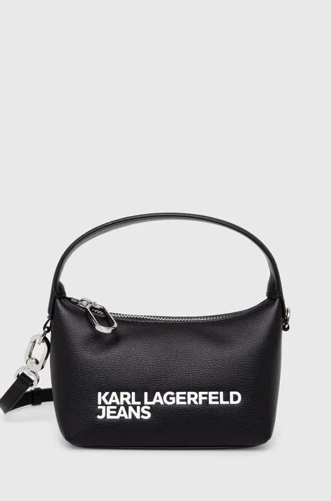 Torbica Karl Lagerfeld Jeans črna barva, 245J3008