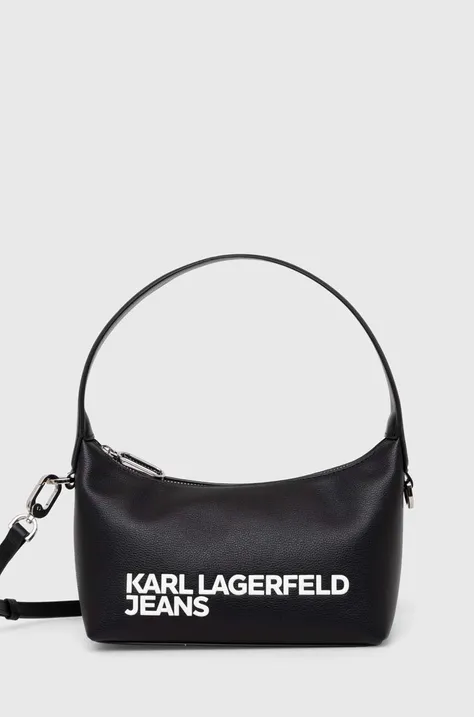 Τσάντα Karl Lagerfeld Jeans χρώμα: μαύρο, 245J3009