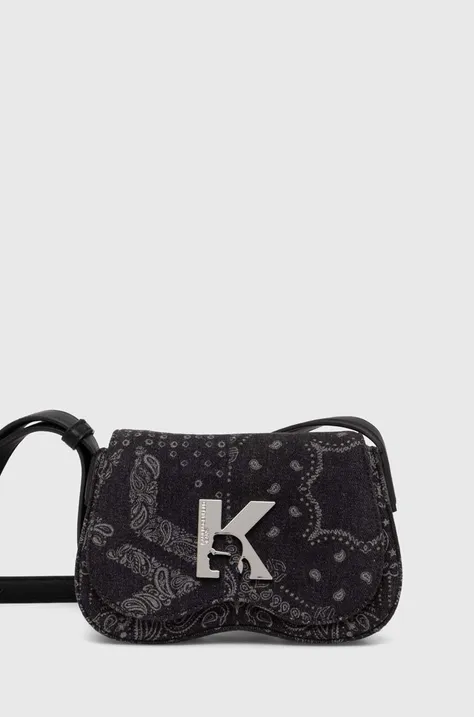 Τσάντα Karl Lagerfeld Jeans χρώμα: μαύρο, 245J3047