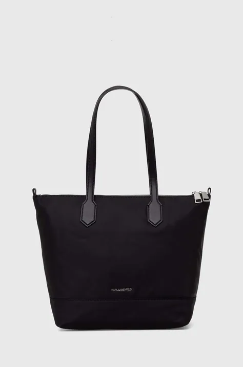 Τσάντα Karl Lagerfeld χρώμα: μαύρο, 245W3031