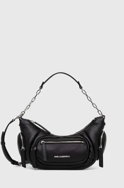 Τσάντα Karl Lagerfeld χρώμα: μαύρο, 245W3045