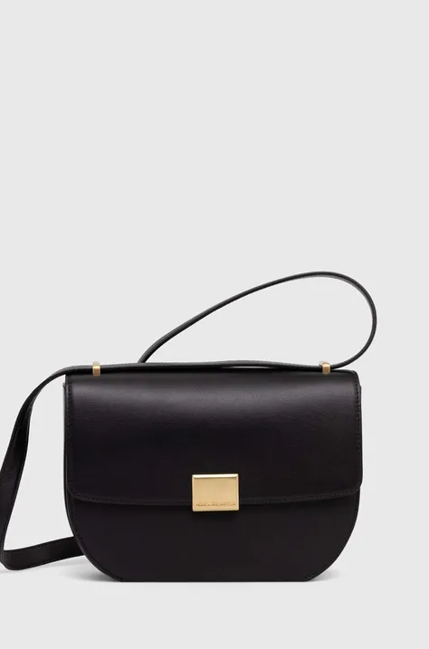 Шкіряна сумочка Karl Lagerfeld колір чорний 245W3056