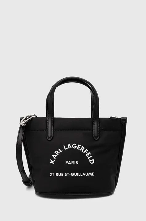 Kabelka Karl Lagerfeld čierna farba, 245W3069