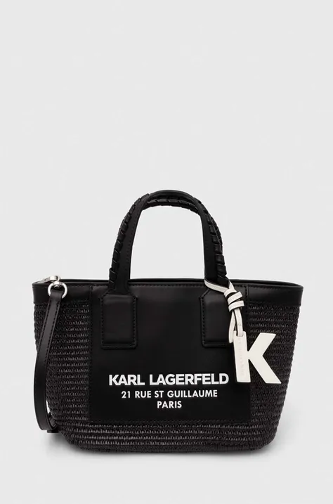 Kabelka Karl Lagerfeld čierna farba, 245W3082