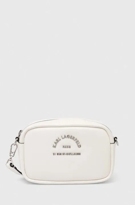 Τσάντα Karl Lagerfeld χρώμα: άσπρο, 245W3096