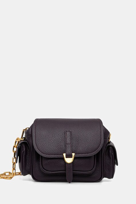 Кожаная сумочка Coccinelle COCCINELLECAMPUS цвет фиолетовый E1 RFF 55 01 01