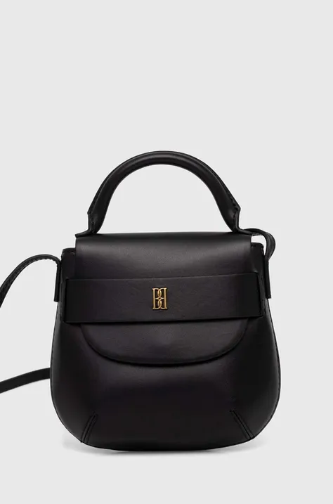 Δερμάτινη τσάντα By Malene Birger MEELA χρώμα: μαύρο, Q70291043