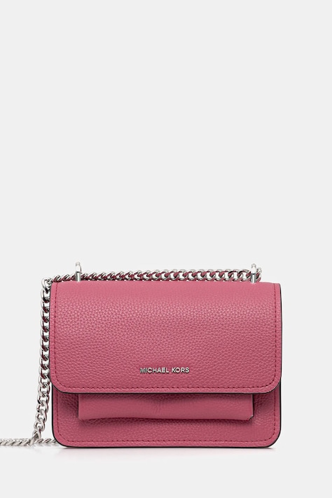 MICHAEL Michael Kors poșetă de piele culoarea roz, 32T4SC7C1T