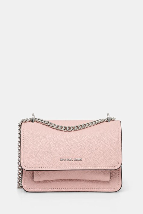 Kožená kabelka MICHAEL Michael Kors růžová barva, 32T4SC7C1T