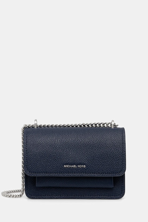 MICHAEL Michael Kors torebka skórzana kolor niebieski 32T4SC7C1T