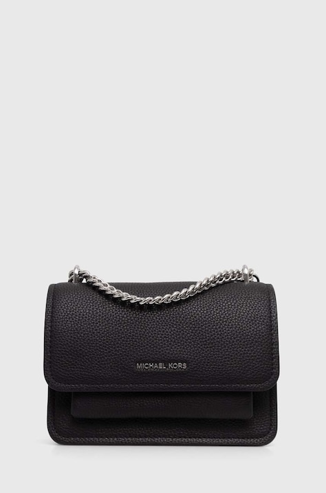 MICHAEL Michael Kors poseta de piele culoarea negru, 32T4SC7C1T