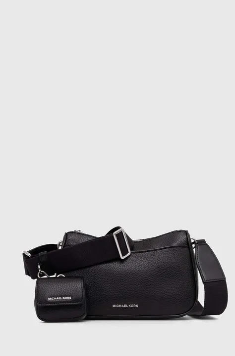 Шкіряна сумочка MICHAEL Michael Kors колір чорний 32T4SJ6C6T