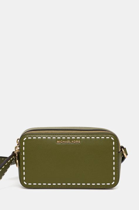 MICHAEL Michael Kors borsa a mano in pelle colore verde 32T4GJ6C1L