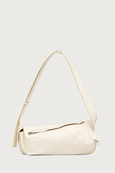 Sunnei Crossbody torba za žene od kože bež CACCWBAG002