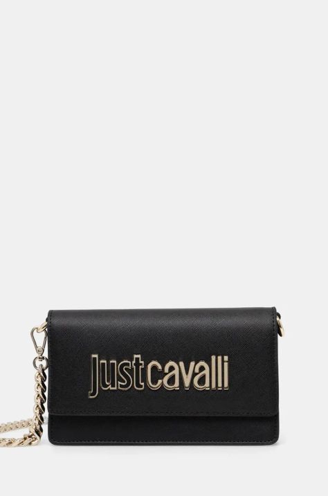 Just Cavalli poseta culoarea negru, 77RA5PB2 ZS766