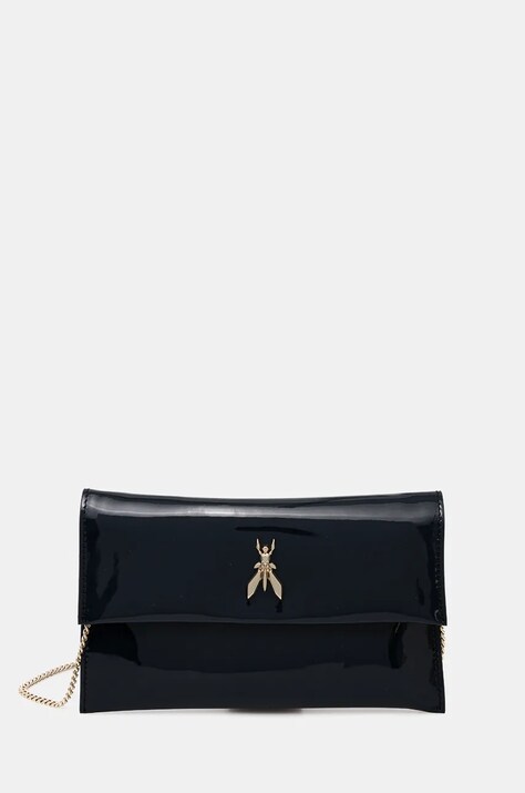 Patrizia Pepe poseta piele culoarea albastru marin, 2B5460 L125