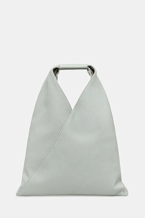 MM6 Maison Margiela torebka skórzana kolor zielony S54WD0043