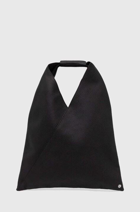MM6 Maison Margiela leather handbag black color S54WD0043