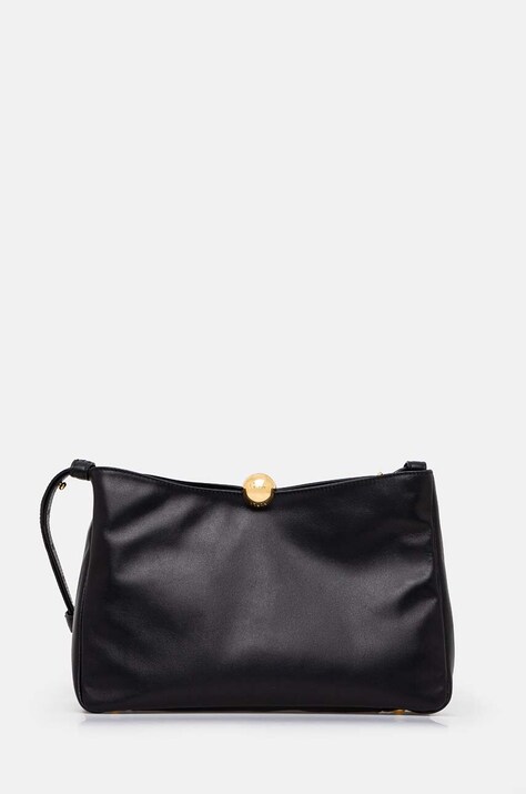 Furla poseta de piele culoarea negru, WB01403.BX3168.O6000