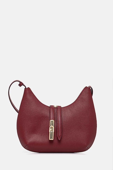 Kožená kabelka Furla červená farba, WB01500.BX3353.CGQ00