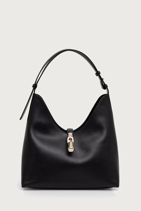 Furla Torebka hobo damska skórzana czarna WB01499.BX3104.O6000