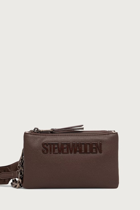 Steve Madden Чанта дамска от имитация на кожа Bnicco-V кафява SM13001557