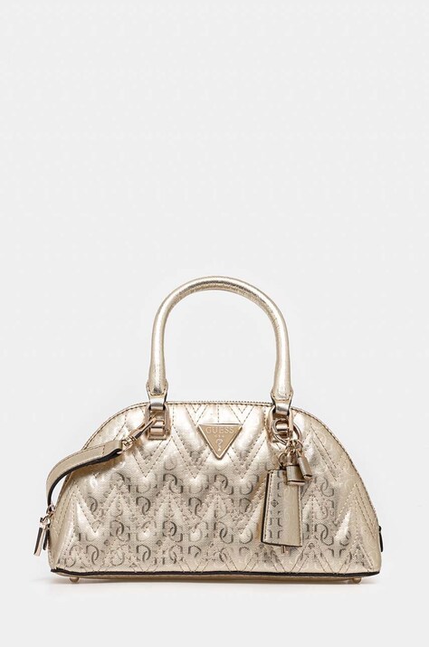 Τσάντα Guess ADELARD χρώμα: χρυσαφί, HWGM95 02050