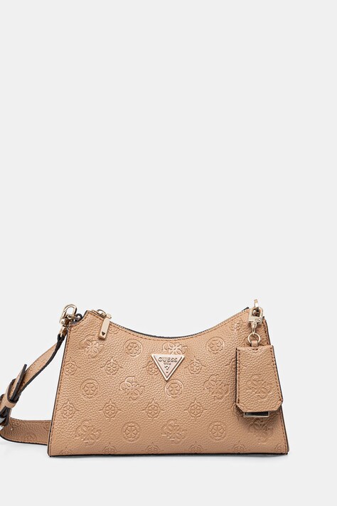 Guess poseta CRESIDIA culoarea maro, HWPG93 49180