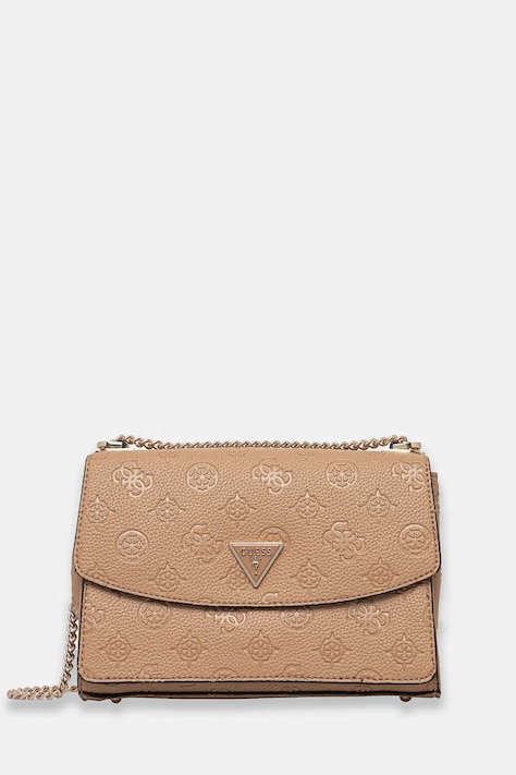 Τσάντα Guess CRESIDIA χρώμα: καφέ, HWPG93 49210