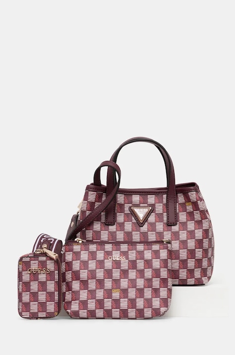 Guess poseta culoarea bordo, HWJT93 44750